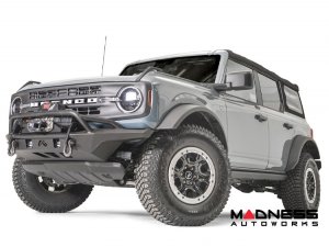 Ford Bronco Front Bumper - Fab Fours - Stubby - w/ Guard